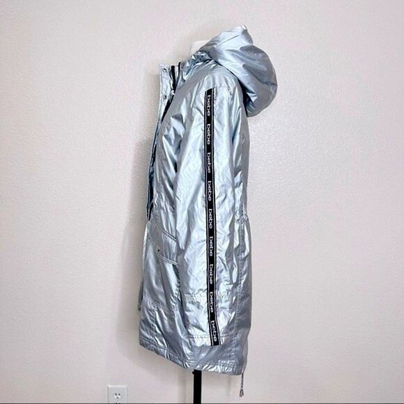 Bebe Sport Y2K Silver Insulated Jacket Size Medium - Picture 3 of 16